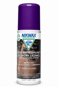 Wosk Impregnujący do Skóry Licowej Nikwax 125 ml gąbka bezbarwny (w płynie)
