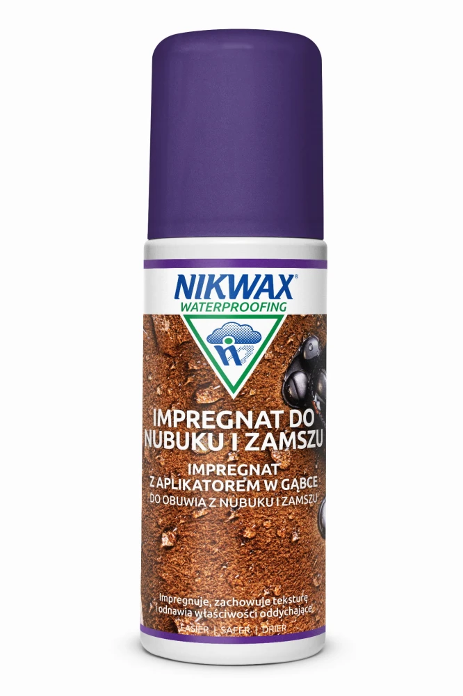 Impregnat do butów z nubuku i zamszu Nikwax 125 ml gąbka