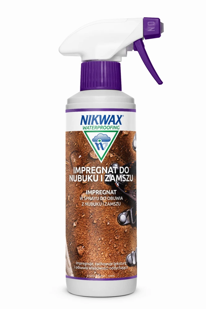 Impregnat do Butów z Nubuku i Zamszu Nikwax 300 ml atomizer