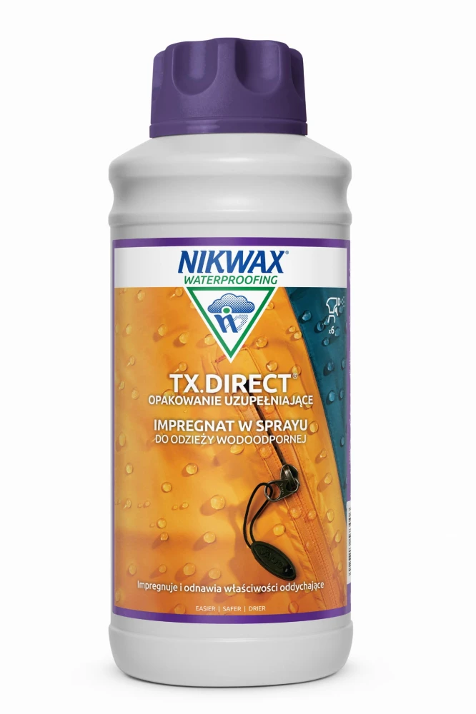 Impregnat do odzieży Nikwax TX.Direct 1 L atomizer uzupełnienie