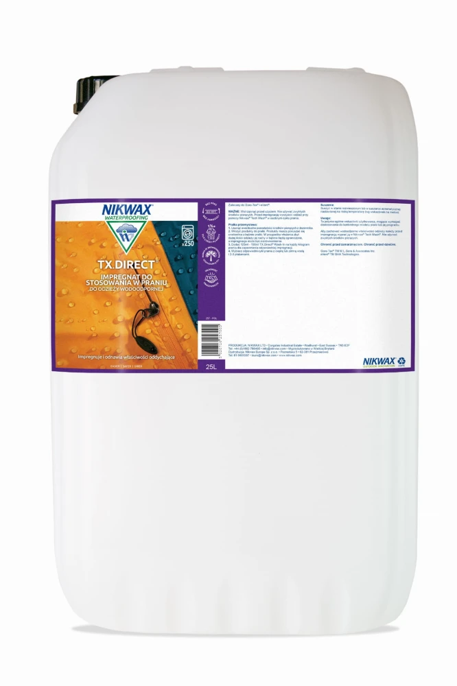 Impregnat do odzieży Nikwax TX Direct Wash-In 25 L